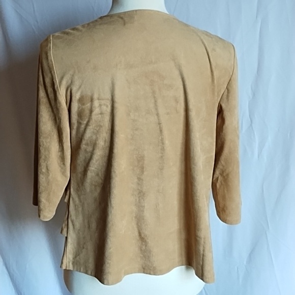 Travelers by Chicos open front jacket size 12/L - Picture 4 of 7